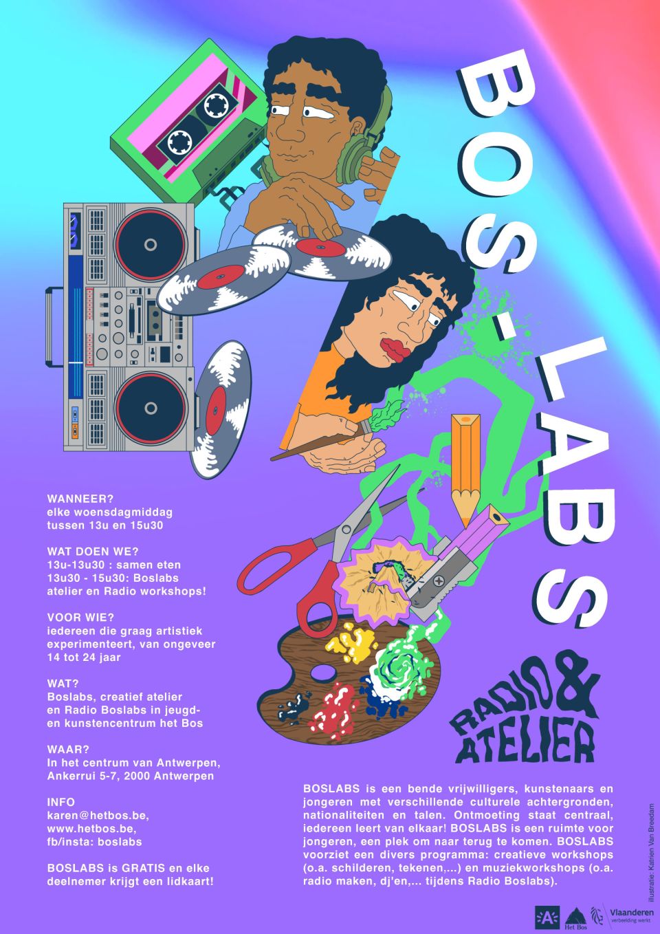 BOSLABS Affiche Katrien Van Breedam