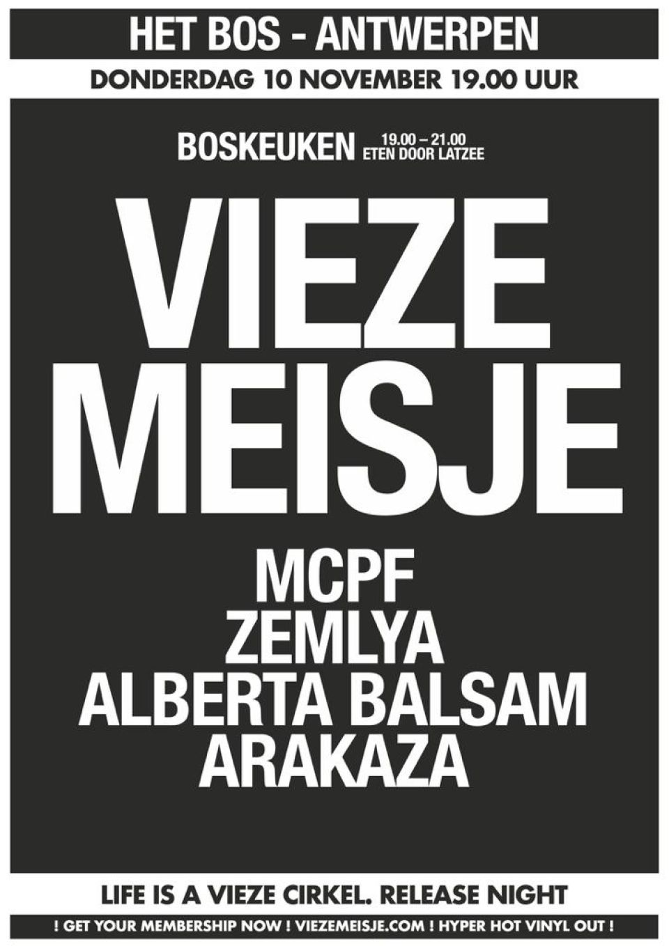 VIEZE MEISJE POSTER