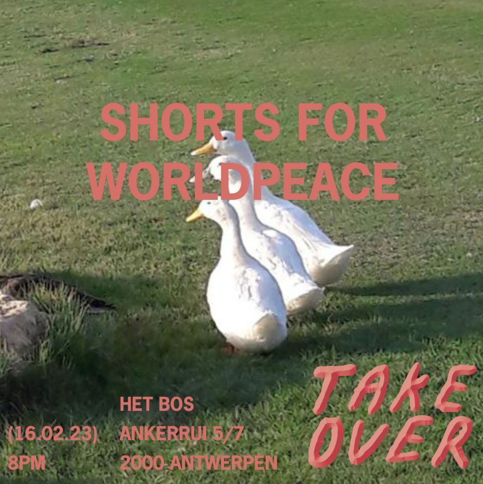 TAKEOVER shorts for Worldpeace