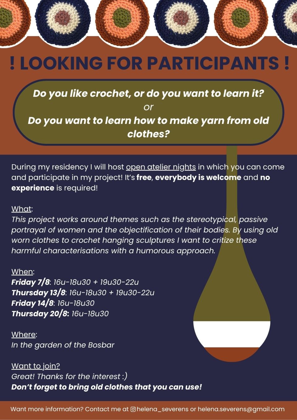 Open atelier poster